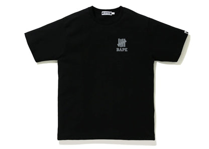 BAPE x Undefeated Ape Head Tee Black