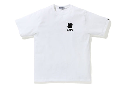 BAPE x Undefeated Ape Head Tee White