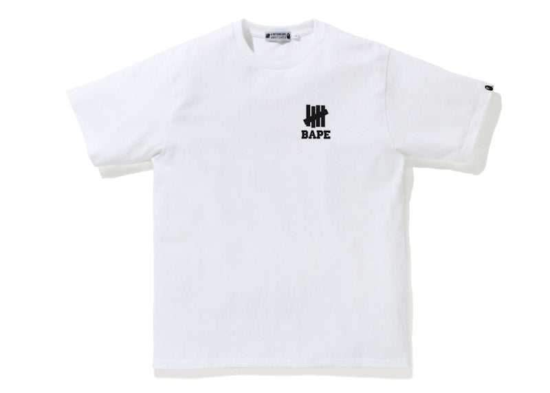 BAPE x Undefeated Ape Head Tee White