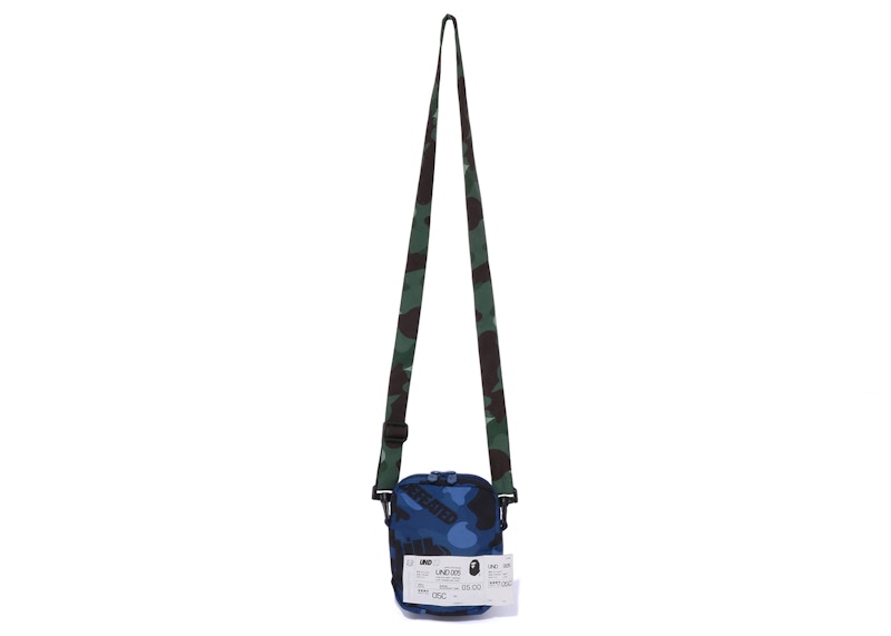 BAPE x Undefeated Camo Multi Pouch Pocket Pants Green Blue
