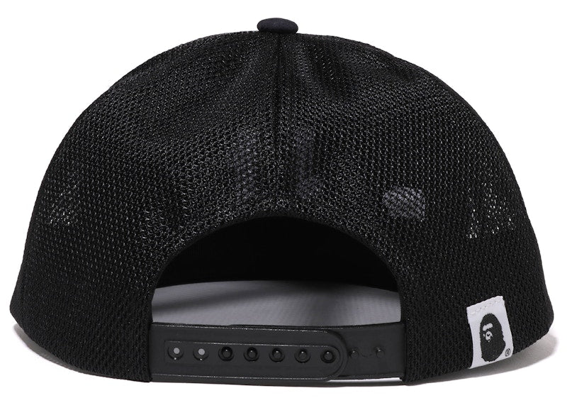 BAPE x Undefeated Color Camo Mesh Cap Navy