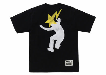 BAPE x Union Pigment Dyed Ape Head Tee Black