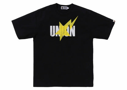 BAPE x Union Pigment Dyed Sta Tee Black