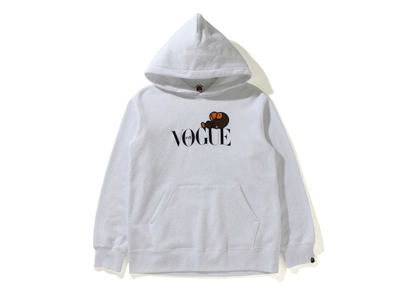 BAPE x VOGUE Baby Milo Pullover Hoodie (Kids) White