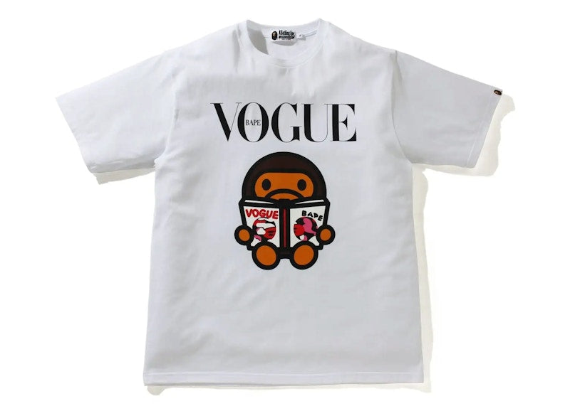 BAPE x VOGUE baby Milo Tee White