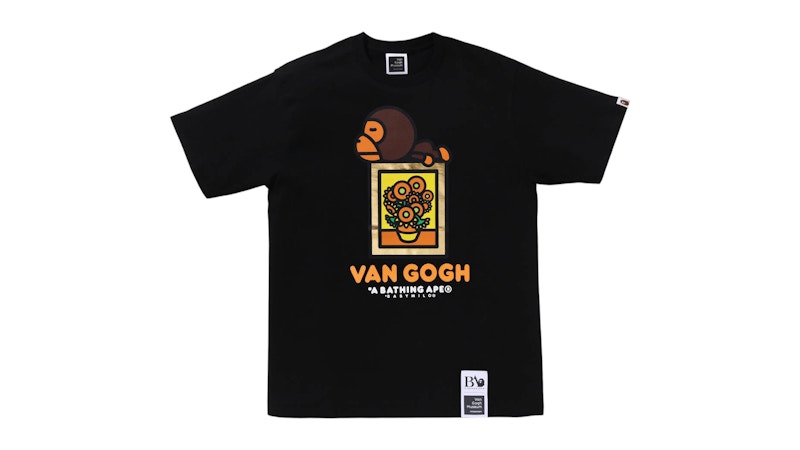 BAPE x Van Gogh Museum Baby Milo Tee Black