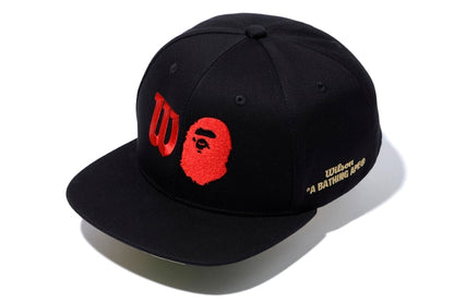 BAPE x Wilson Cap Black