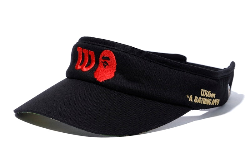 BAPE x Wilson Visor Black