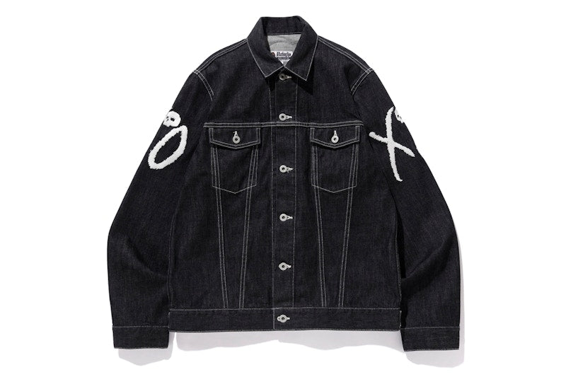 BAPE x XO Denim Jacket Black