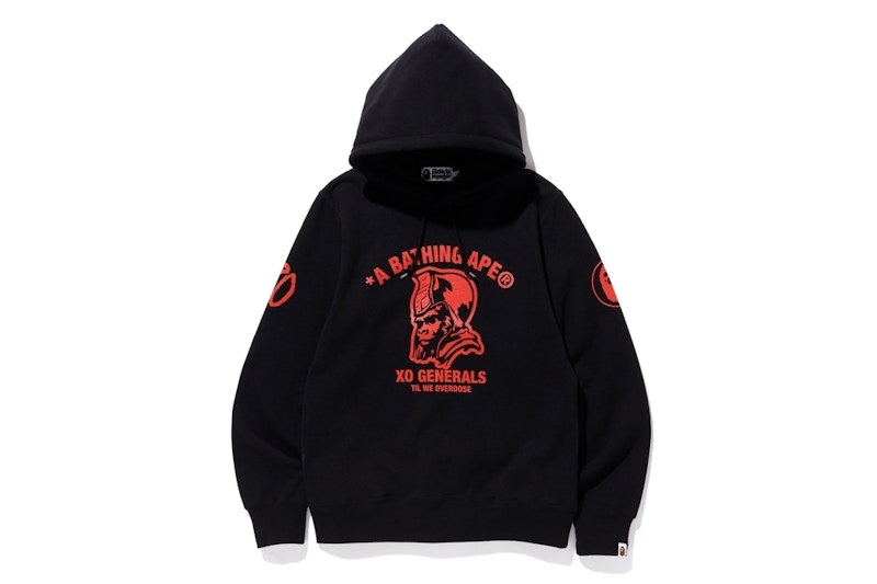 BAPE x XO General Pullover Hoodie Black
