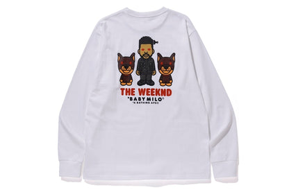 BAPE x XO The Weeknd Long Sleeve Tee White