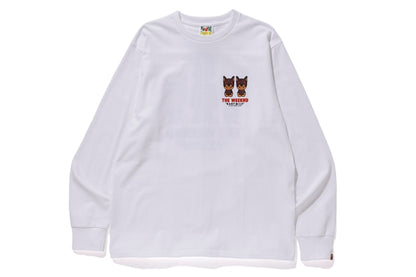 BAPE x XO The Weeknd Long Sleeve Tee White