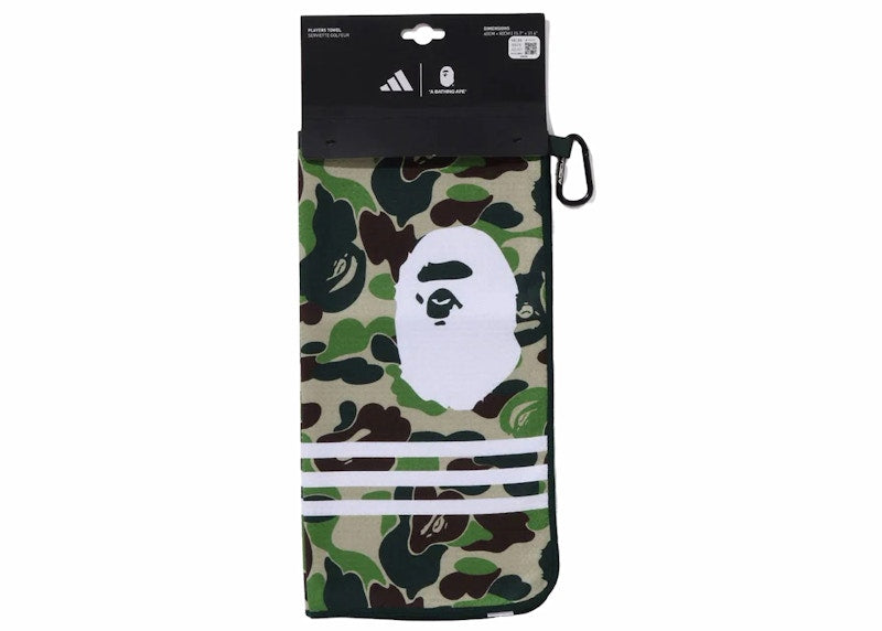 BAPE x adidas Golf ABC Camo Towel Green