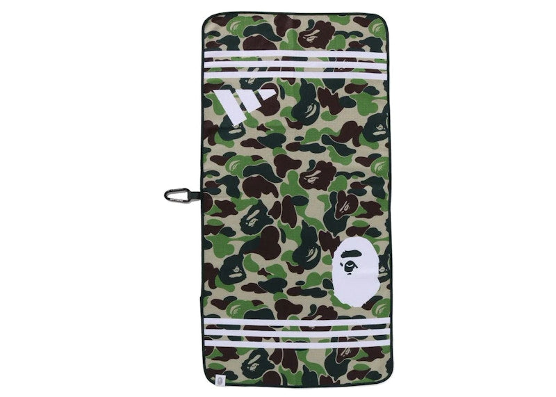 BAPE x adidas Golf ABC Camo Towel Green