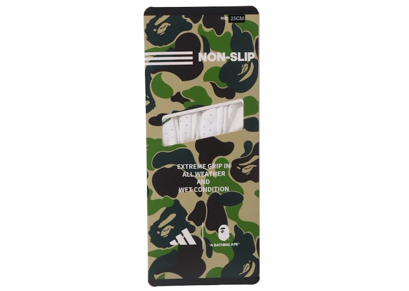 BAPE x adidas Golf Glove White