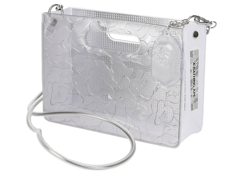 BAPE x nana-nana A5 Horizontal Bag Grey Harajuku Store Exclusive