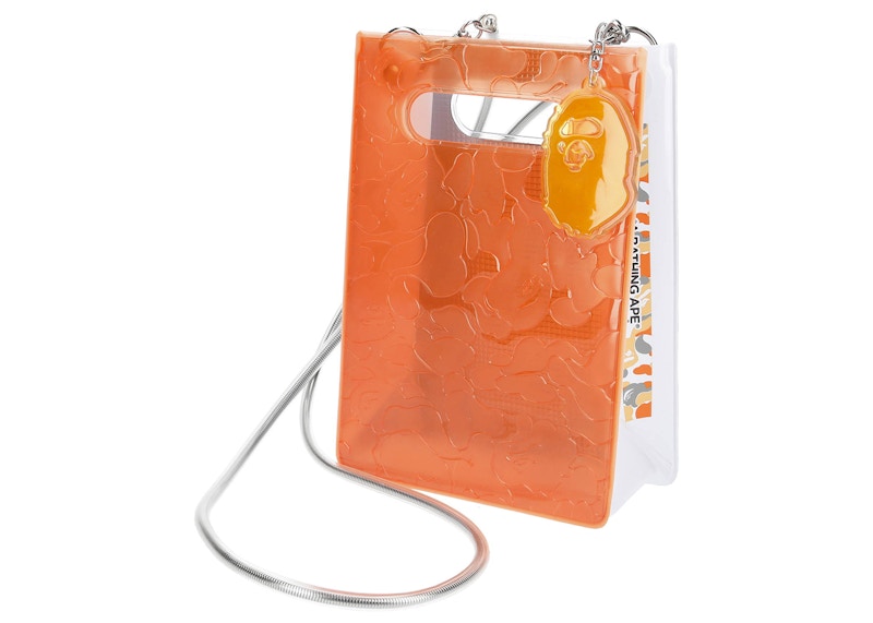 BAPE x nana-nana A5 Vertical Bag Orange Fukuoka Store Exclusive