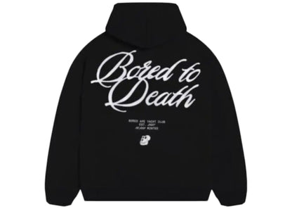 BAYC Bored Script Hoodie Black
