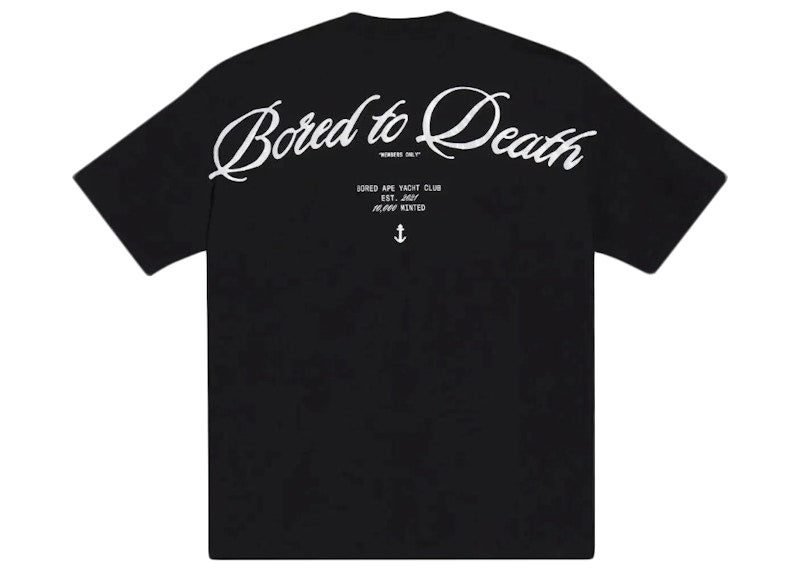 BAYC Bored to Death T-shirt Black