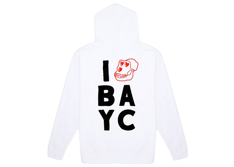 BAYC NFT NYC Pop Up Exclusive Hoodie White