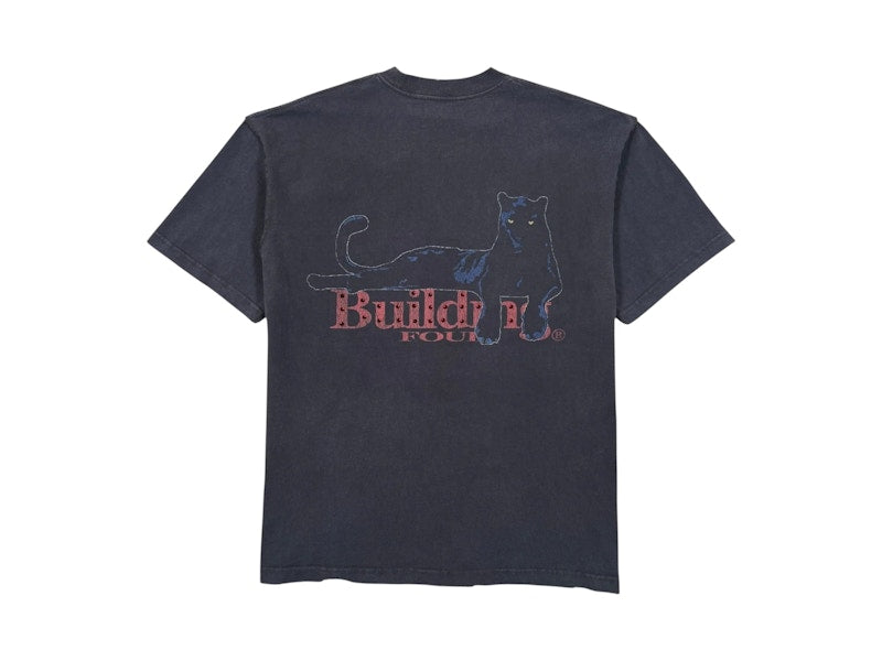 BLDG4 Billiard SS Knit Tee Charcoal Art