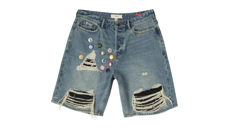 BLDG4 Pin Boy Denim Short Black