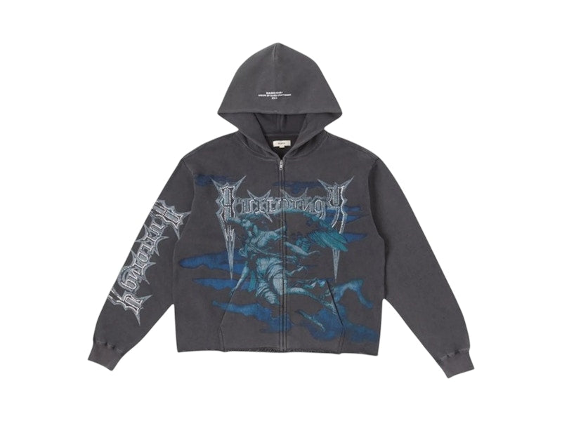 BLDG4 Serphim Hoodie Charcoal Art