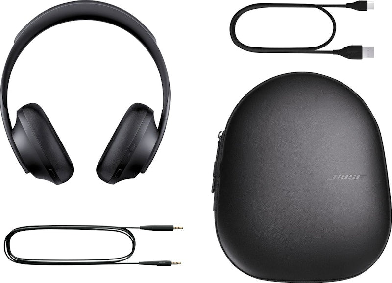 BOSE Headphones 700 Wireless Noise Cancelling Over-the-Ear Headphones (794297-0100) Triple Black