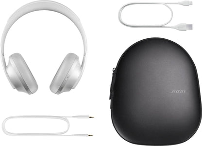 BOSE Headphones 700 Wireless Noise Cancelling Over-the-Ear Headphones (794297-0300) Luxe Silver