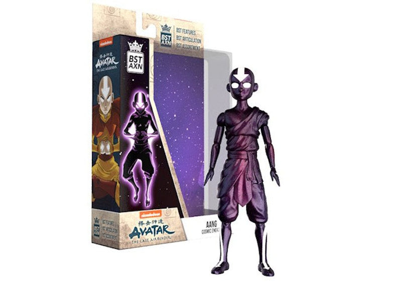 BST AXN Avatar The Last Airbender Cosimc Energry Aang Walmart Exclusive Action Figure Purple