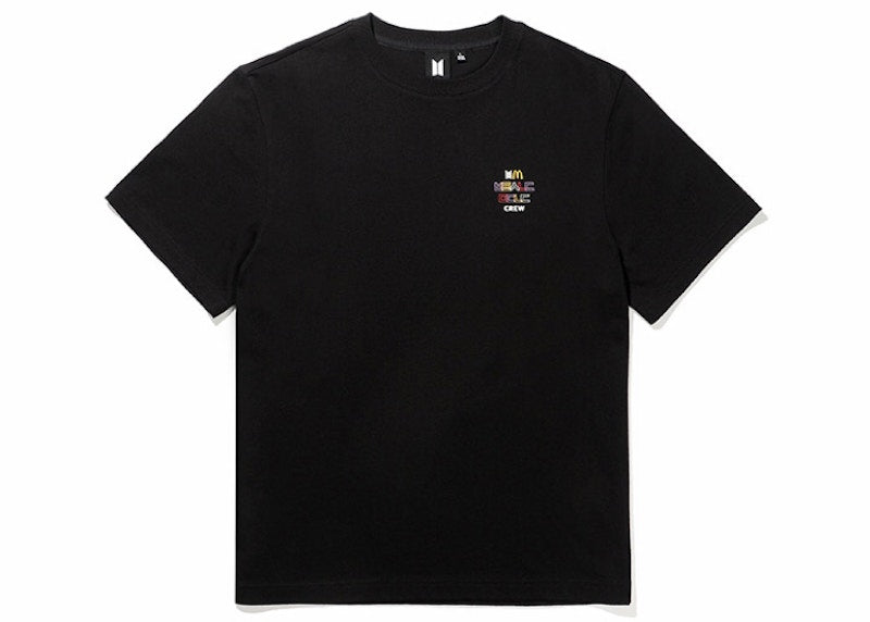 BTS x Mcdonald's Crew T-shirt Black