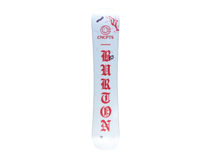 Burton x Todd Bratrud x CNCPTS Knight Snowboard (158) White/Red