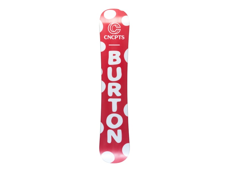 Burton x Todd Bratrud x CNCPTS Shroom Snowboard (155) White/Red