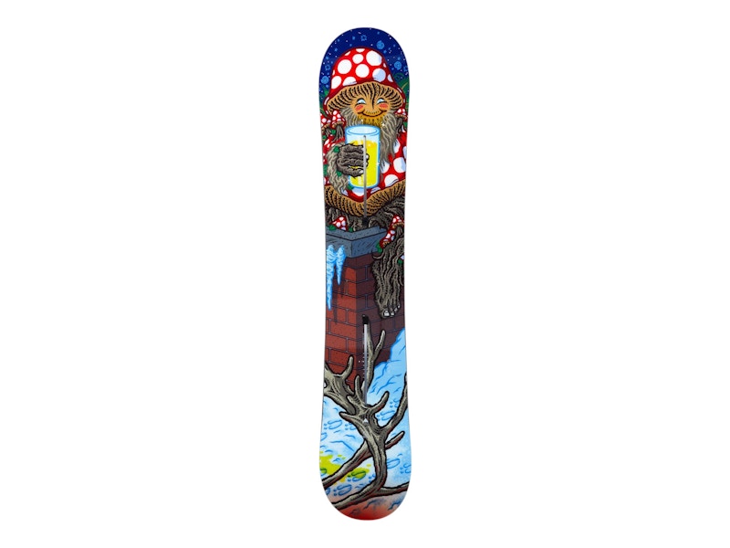 Burton x Todd Bratrud x CNCPTS Shroom Snowboard (155) White/Red