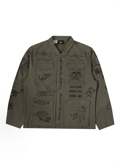 Babylon Jackass M-65 Jacket Olive