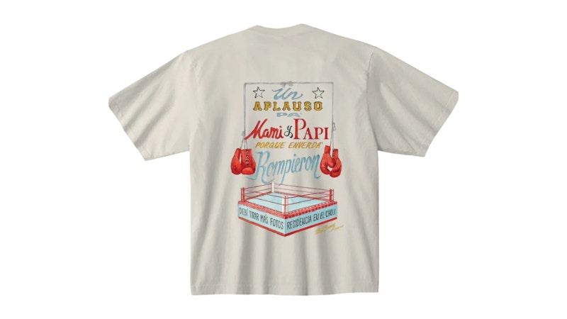 Bad Bunny DTMF Boxing Ring T-shirt White
