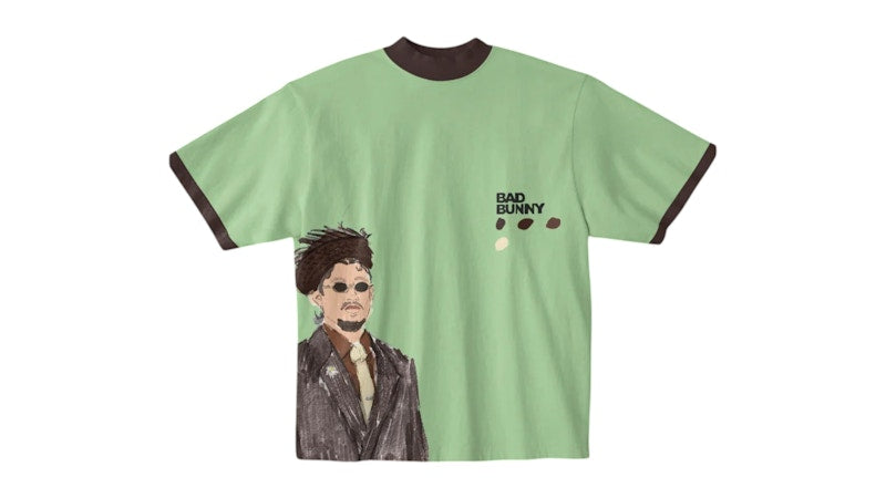 Bad Bunny DTMF Pava T-shirt Green