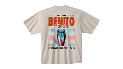 Bad Bunny DTMF Salsa T-shirt Off White