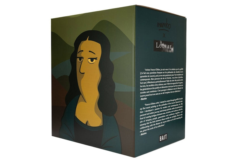 BAIT x Louvre Xmambo Mona Lisa Yellow Face Statue Figure