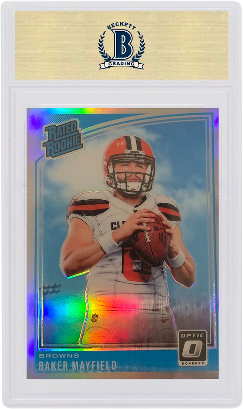 Baker Mayfield 2018 Panini Donruss Optic Rookie Holo #153 (PSA or BGS Graded)