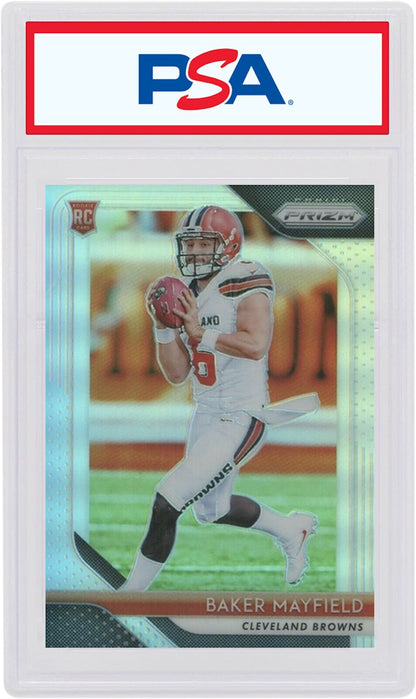 Baker Mayfield 2018 Panini Prizm Rookie Silver #279 (PSA or BGS Graded)