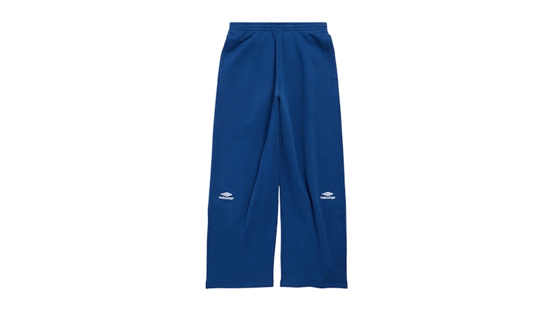 Balenciaga 3B Sports Icon Fleece Sweatpants Light Marine Blue