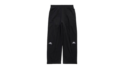 Balenciaga 3B Sports Icon Fleece Sweatpants Washed Black
