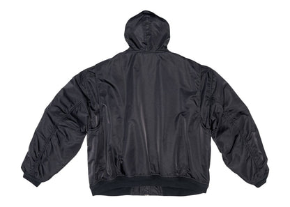Balenciaga 3B Sports Icon Light Bomber Jacket Black