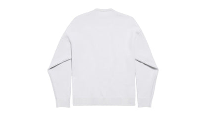 Balenciaga 3B Sports Icon Ski Crewneck White/Black