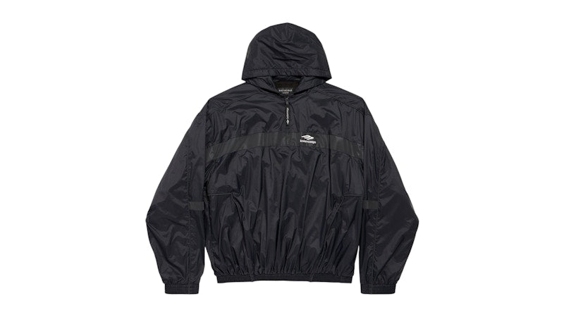 Balenciaga 3B Sports Icon Ski Tracksuit Hoodie Black