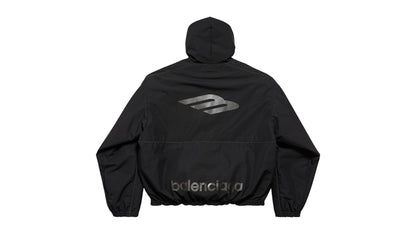 Balenciaga 3B Sports Icon Ski Tracksuit Parka Black