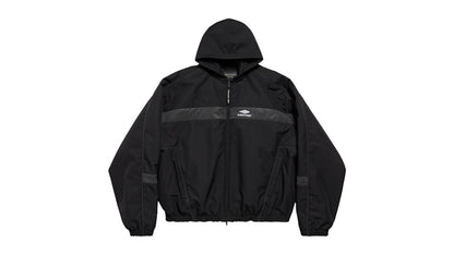 Balenciaga 3B Sports Icon Ski Tracksuit Parka Black