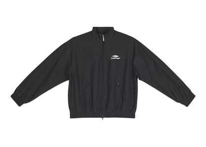 Balenciaga 3B Sports Icon Small Fit Tracksuit Jacket Black/White Logo