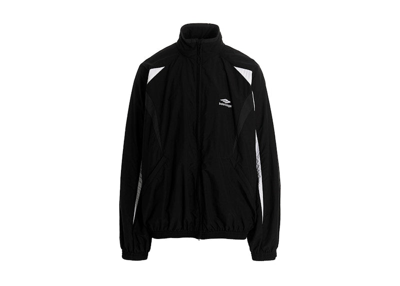 Balenciaga 3B Sports Icon Track Jacket Black/White